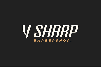 4 Sharp Barbershop barbershop barbershop logo barbershopbranding berber branding design graphic design logo navalha navalhalogo salon visual identity