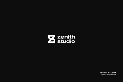 Zenith Studio brand branding design logo logodesign logotype mark minimal monogram music record time zenith