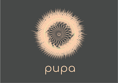 Pupa- Brand Manual app branding cuccoon design education graphic design illustration illustrator logo pupa special needs education vector virtual reality vr