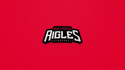 Aigles - Mulhouse | Floorball | Secondary logo aigles design eagles floorball illustration logo mulhouse sports branding sports logo team logo wordmark