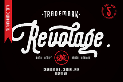 Revolage Font Family font scriptfont typeface typography