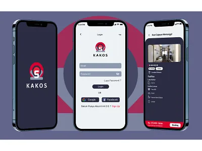 Booking App - KAKOS Mobile des ui