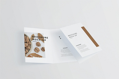 Bi-Fold A4 Brochure Mock-up a4 branding brochure clean download illustration mockup mockup design mockups photoshop print showcase