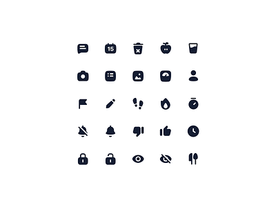 Custom Icon Set custom icons health icons icon icon pack icon set