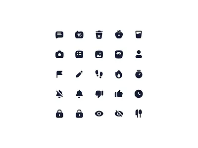 Custom Icon Set custom icons health icons icon icon pack icon set