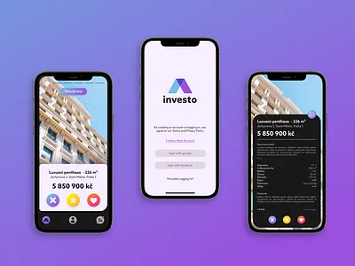Concept Design for Investment App app branding design graphic design logo mobile ui ux vector