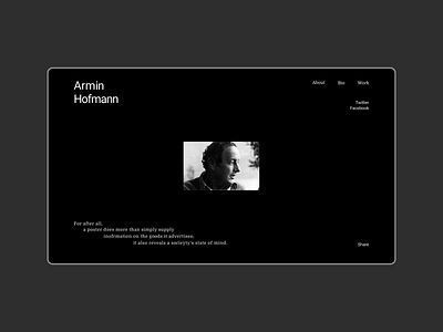 Armin Hofmann arminhofmann composition graphicdesign grid ui web