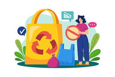 Reduce Plastic Bag Campaign ecology
