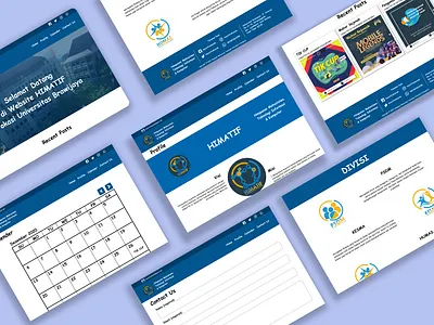 Company Profile - HIMATIF graphic design ui