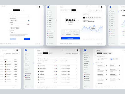 Make a Payment - Paysa UI Kit admin app bank banking biils checkout dashboard exchange finance fintech form money pay payment rate saas transfer ui ui kit ux