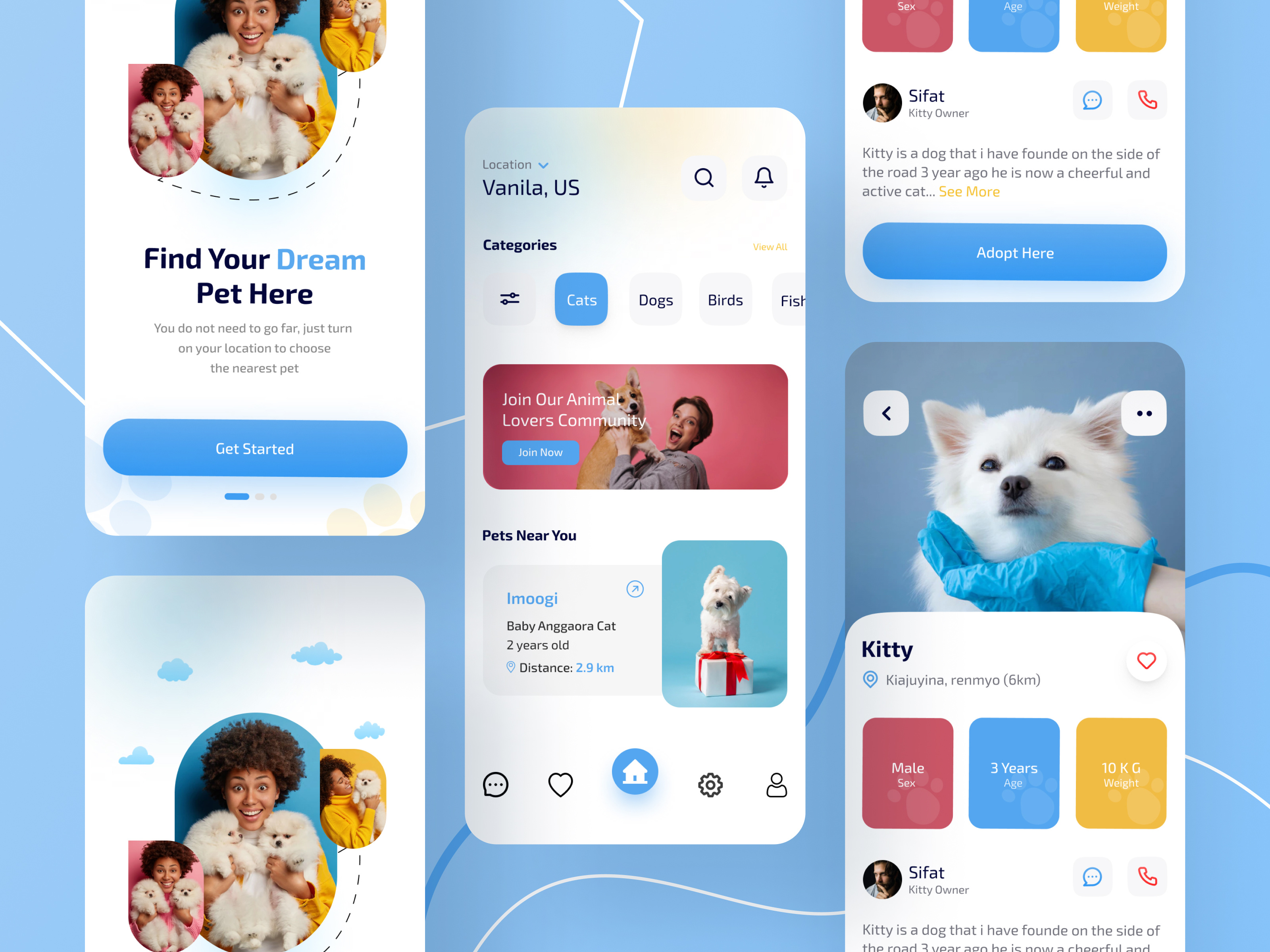 Pet Shop Mobile App Design by Oyolloo on Dribbble