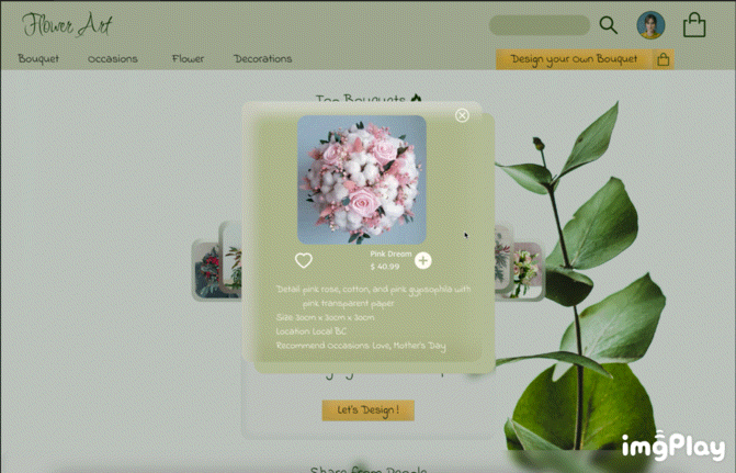 ReDesign Flower Shop Website design information architecture prototype ui ux website design wireframe