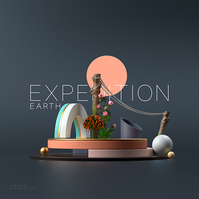 Expedition Earth p.e/2020 3d adobe cinema design emiliance maxon minimal redshift render