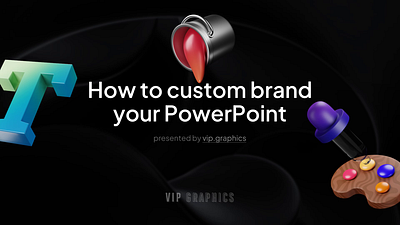 How to customize PowerPoint branding in one click. 3d animation brand branding clean color creative customize dark font how to minimalist pitch deck powerpoint ppt presentation theme tutorial typography video