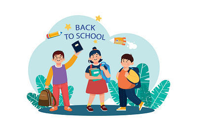 Back To School Illustration Concept school