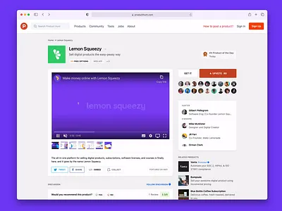 We're on Product Hunt! checkout checkout flow clean e commerce ecommerce ecommerce app ecommerce business ecommerce design ecommerce shop ecommerce store product product hunt producthunt products sell selling shop store