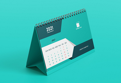 Desk calendar design high resolution