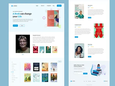 E-book landing page clean creative deign e book landing page simple website
