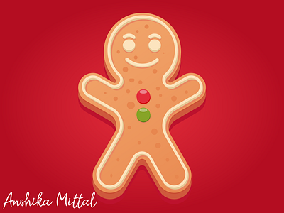 GINGERBREAD christmas design food gingerbread graphic design illustration love vector