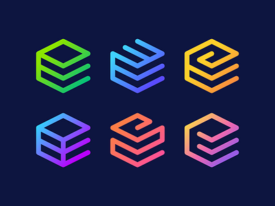Educome Logo Concepts abstract book logo brand identity branding c logo data e letter e logo e logomark education gennady savinov logo design geometric gradient logo graphic design knowledge logo concepts logo design modern monogram professional logo