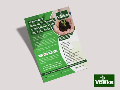 Green/Farming Flyer brochure design design ecology farming flyer graphic design green nature poster