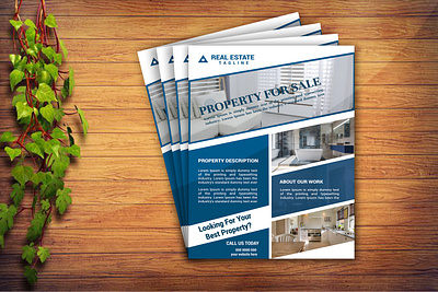 Real estate flyer design profile