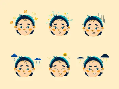 Mascot for ethno market 2d boy branding character character design character illustration design digital art emoji emotion illustration mascot procreate