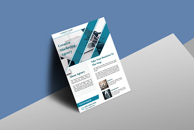 Creative corporate business flyer design profile