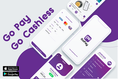 GoPay App app appdesign branding design go logo pay ui uiux ux