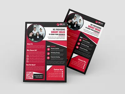 Business Flyer Design and Brochure Cover Page Template a4 banner brand branding brochure business company corporate creative design flyer graphic graphic design identity leaflet letterhead minimalist modern professional template