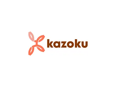 Family Logo appicon branding family flower icon initial logo k logo logo vector