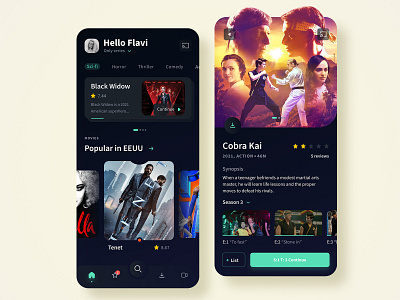 Flow tv app app series app streaming app tv clean ui dark ui flow tv hbogo movies netflix peliculas season app series tv tv streaming ui ux video app youtube