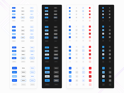 Button components for Figma—Frames X auto layout branding buttons component properties button design handbook design system figma figma button component figma button components figma buttons figma design systems figma ui kits frames interface ui ui design fimga ui designer ux web designer web development