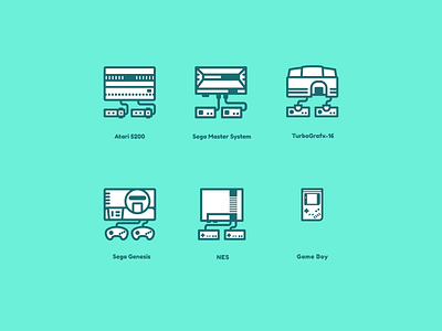 Iconsoles - Now including Gameboy! figma games gaming icons illustration nintendo retro video games