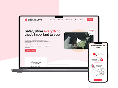 Elephant Drive branding design graphic graphic design typography ui uiux ux web design website