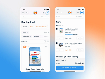 Pet Store | UX/UI design ecommerce eshop pet store ui ux