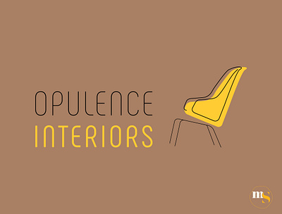 OPULENCE INTERIORS logo design by @mkrmstudio branding design furniture graphic design illustration interior logo opulence typography vector