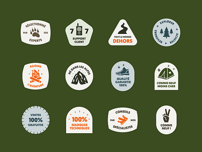 Campsider - Outdoor equipment agency branding craftbox design icon illustration logo shop stickers typography ui ux vector web website