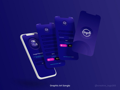 Mobile App Design | Creative Design | Graphic Art Sangla app app design app login screen design appdesign application bluetheme creative logo365 graphicdesign iteration login login screen login screen ui design login signup screen design register sign sign up screen ui design signup splashscreen ui ui design