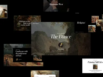 Artence Magazine animation motion showreel typography ui ux video web website