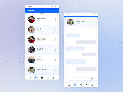 Daily UI Challenge - 013 - Direct Messaging app design application challenge dailyui design direct messaging dm graphic design messaging ui uiux user interface