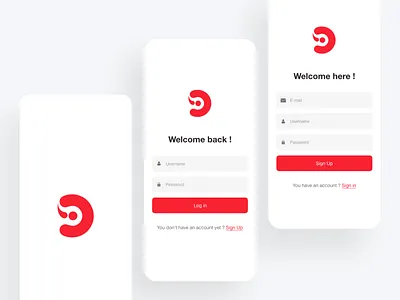 Signin & Signup app dailyui dailyui1 design ui ux