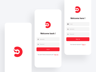 Signin & Signup app dailyui dailyui1 design ui ux