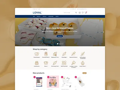 LOYAL - wholesale bakeware website bakeware home page website wholesale