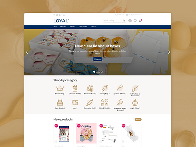 LOYAL - wholesale bakeware website bakeware home page website wholesale