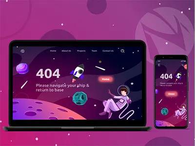 404 Page 100daysofui 3d 404error aestheticdesign app dailyui design ui ux