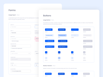 Digital Marketing Platform - Design System fragment button components dashboard design design system digital influencer input marketing platform ui