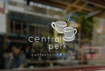 Central Perk | Brand Redesign branding central perk design friends identidade visual illustrator logo rebranding redesign tv show visual branding