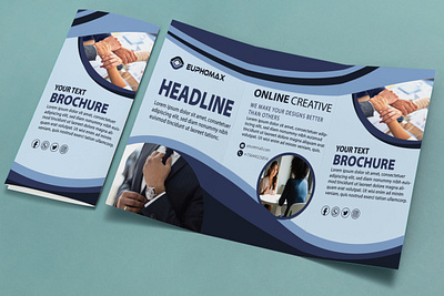 Trifold Brochure brochure design business brochure corporate graphic design marketing modern trifold brochure