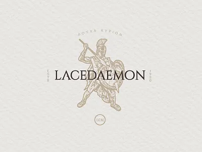 Lacedaemon | Vintage Logo etching illustration logo logo design logo designer vintage illustration vintage logo